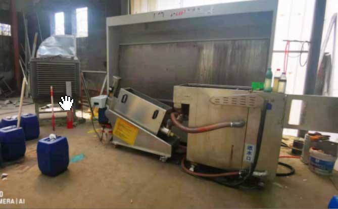 噴漆房水簾噴漆柜廢水怎么處理？